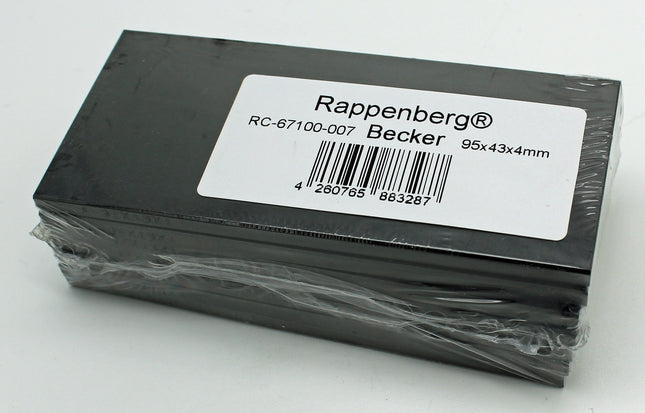 7 Kohleschieber, Drehschieber,  95x43x4mm für z.B. Becker Vakuumpumpen DT3.40, T3.40, VT3.40, DT4.40, T4.40, VT4.40