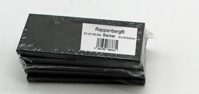 5 Kohleschieber, Drehschieber,  41x18,5x3mm für Becker Vakuumpumpen DT4.6, DT4.8, VT4.6, VT4.8