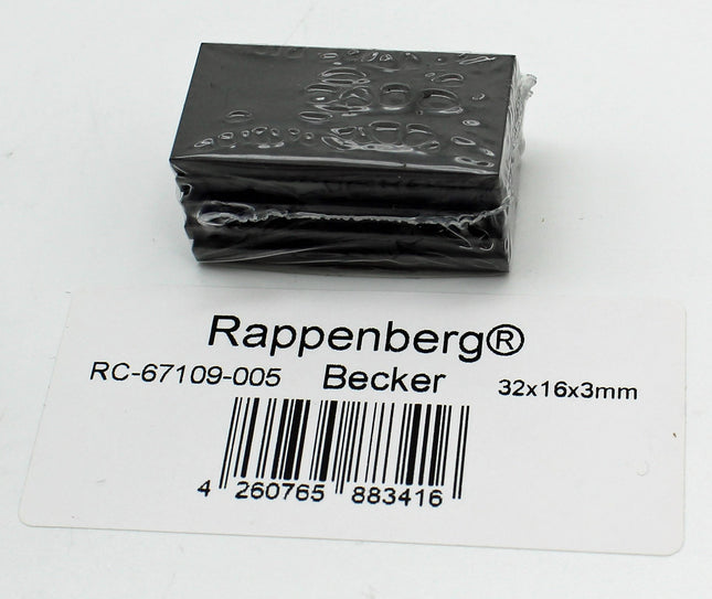 5 Kohleschieber, Drehschieber,  32x16x3mm für Becker Vakuumpumpen DT4.2, DT4.4, VT4.2, VT4.4