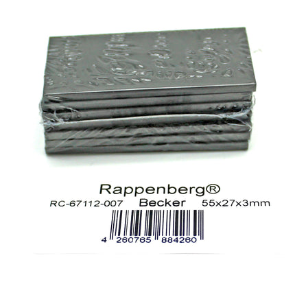 7 Kohleschieber, Drehschieber,  55x27x3mm für z.B. Becker DT4.10, T4.10TV, VT4.10
