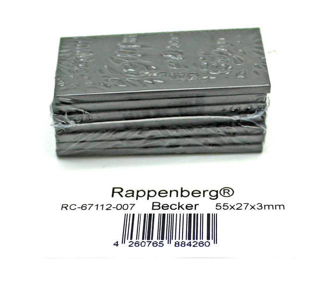 7 Kohleschieber, Drehschieber,  55x27x3mm für z.B. Becker DT4.10, T4.10TV, VT4.10