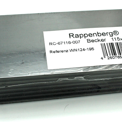 7 Kohleschieber, Drehschieber, 115x49x4mm für z.B. Becker Vakuumpumpen DT3.60, T3.60DSK