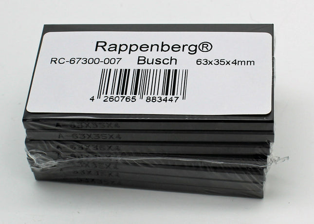7 Kohleschieber, Drehschieber,   63x35x4mm für Busch Vakuumpumpen SV1016B, SD1016B, SV1016C, SD1016C