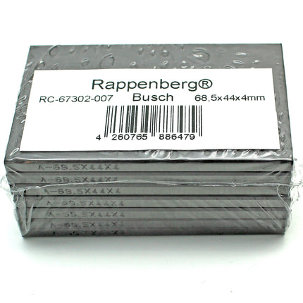 7 Kohleschieber, Drehschieber,  68,5x44x4 mm für z.B. Busch  SV1025C, SD1025C, DC0025C